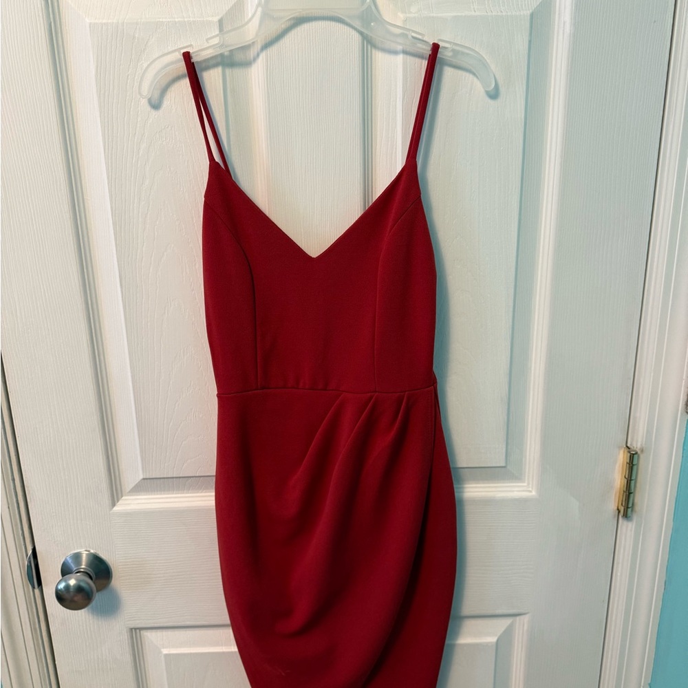 Lulu's Chic Red Mini Dress